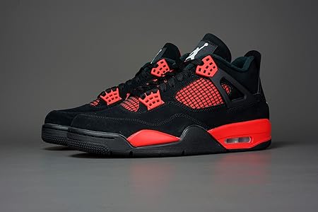Amazon | Jordan Mens Air Jordan 4 Retro CT8527 016 Red Thunder