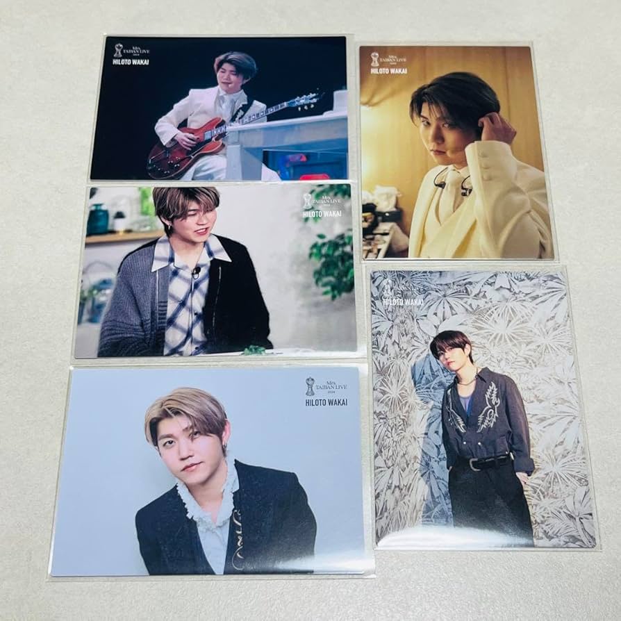 Amazon.co.jp: ミセス 対バンライブ フォトカード 若井滉斗 5枚セット