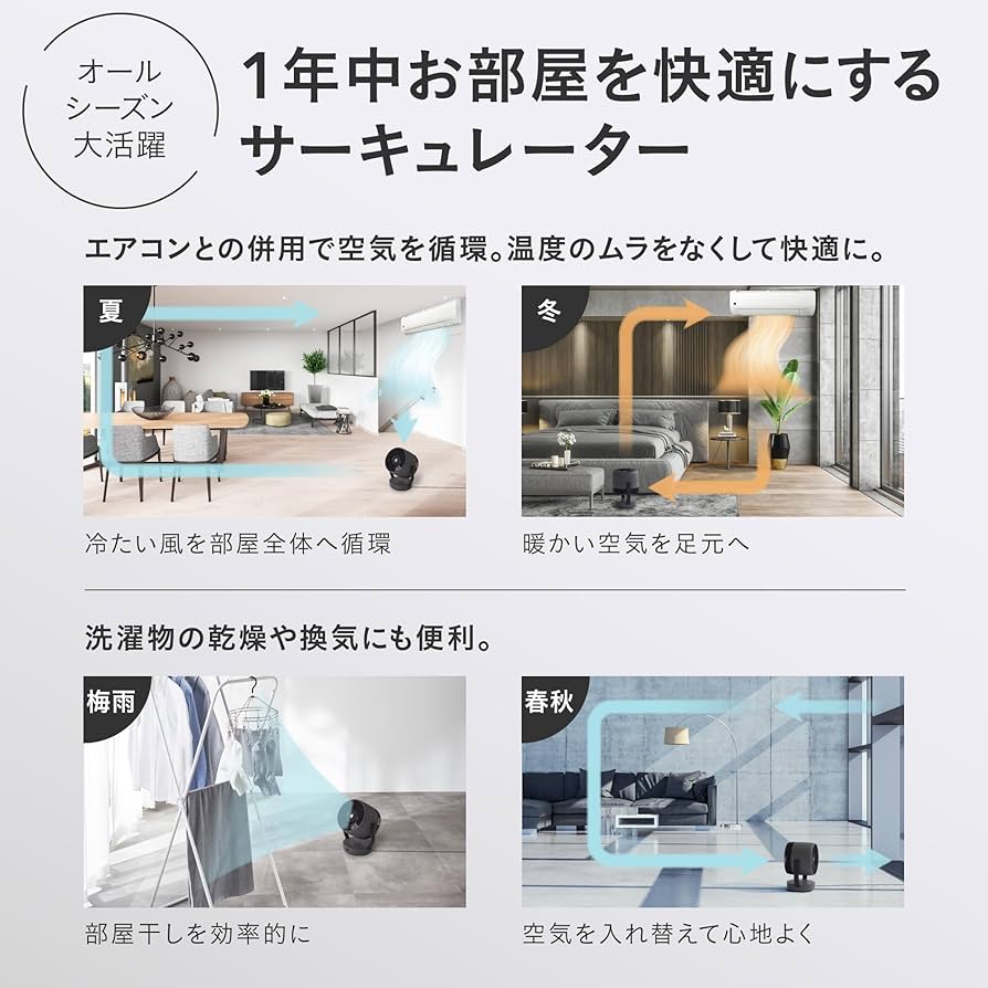 Amazon | シャープ サーキュレーター PK-18S01-B 大風量 低騒音