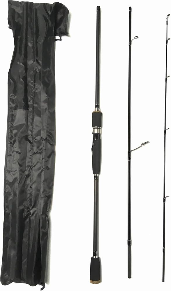 Amazon | 7フィート (2.1m) スピニングパックロッド 3ピース (ML