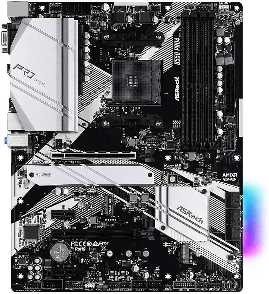 Amazon | ASRock B550 PRO4 ATX マザーボード AMD Ryzen 7 5700X 8Core