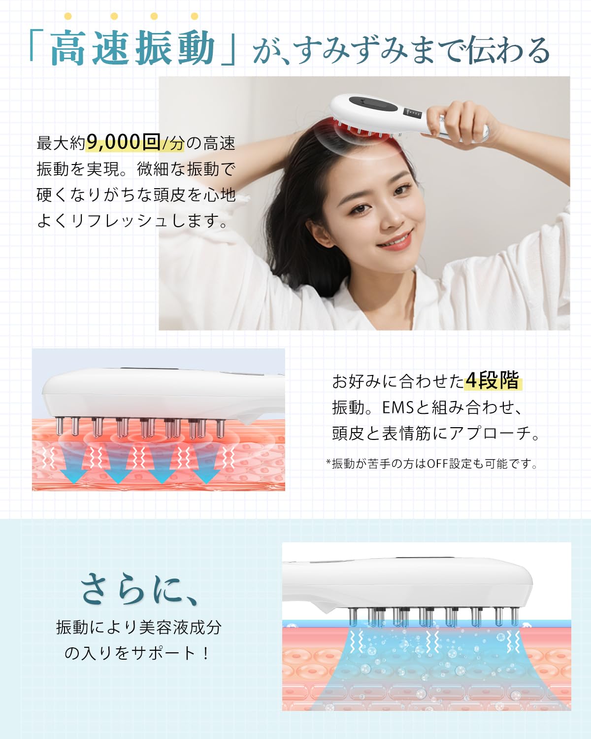 Amazon.co.jp: 【2025改良型】Tibnozt 電気ブラシ ems 美顔器 リフト