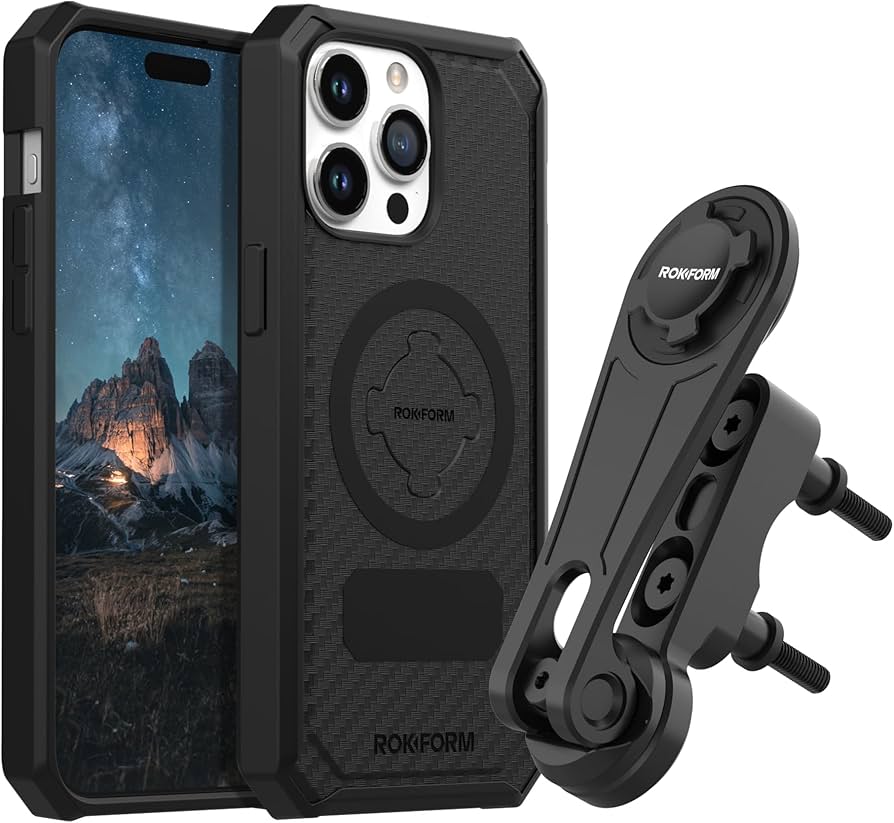 Amazon.com: Rokform - iPhone 15 Pro Max Rugged Case + Motorcycle
