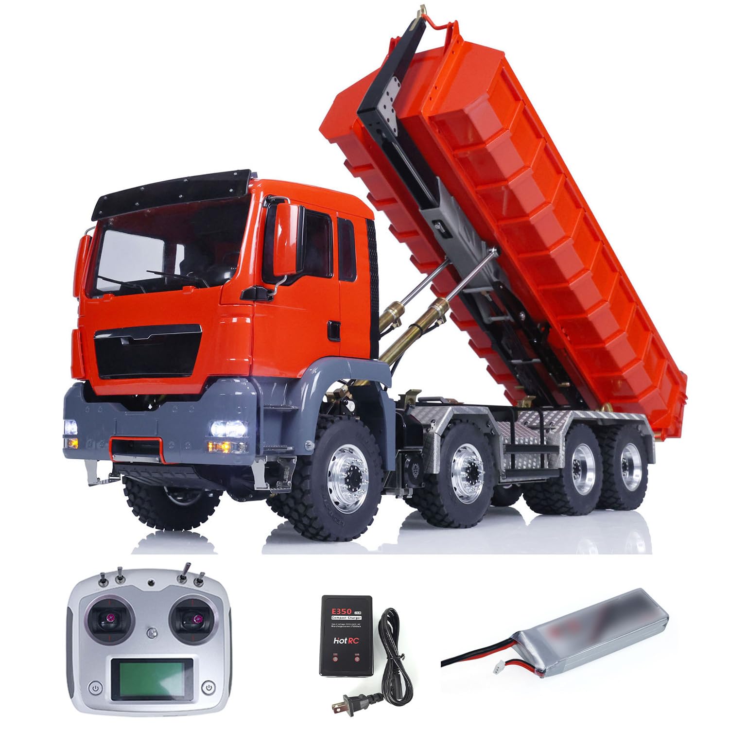 Amazon.com: TOUCAN RC HOBBY 1/14 Lesu 8X8 Rc Hydraulic Dumper