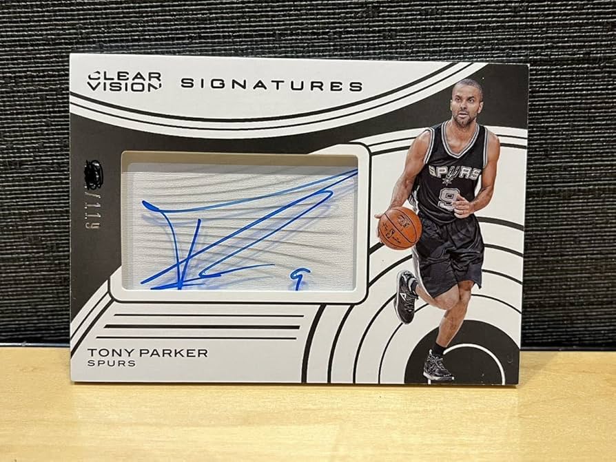 Amazon.co.jp: NBA 直筆サインカード （トニーパーカー、CLEAR VISION