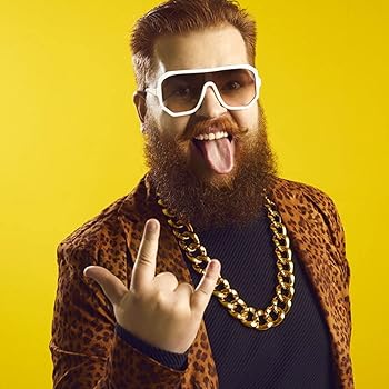 Amazon | [APOSITV] チェーンネックレス メンズ ゴールド 極太 ヒップ