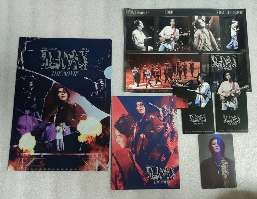 BTS SUGA AgustD D-DAY 映画 全入場者特典コンプセット BTS SUGA