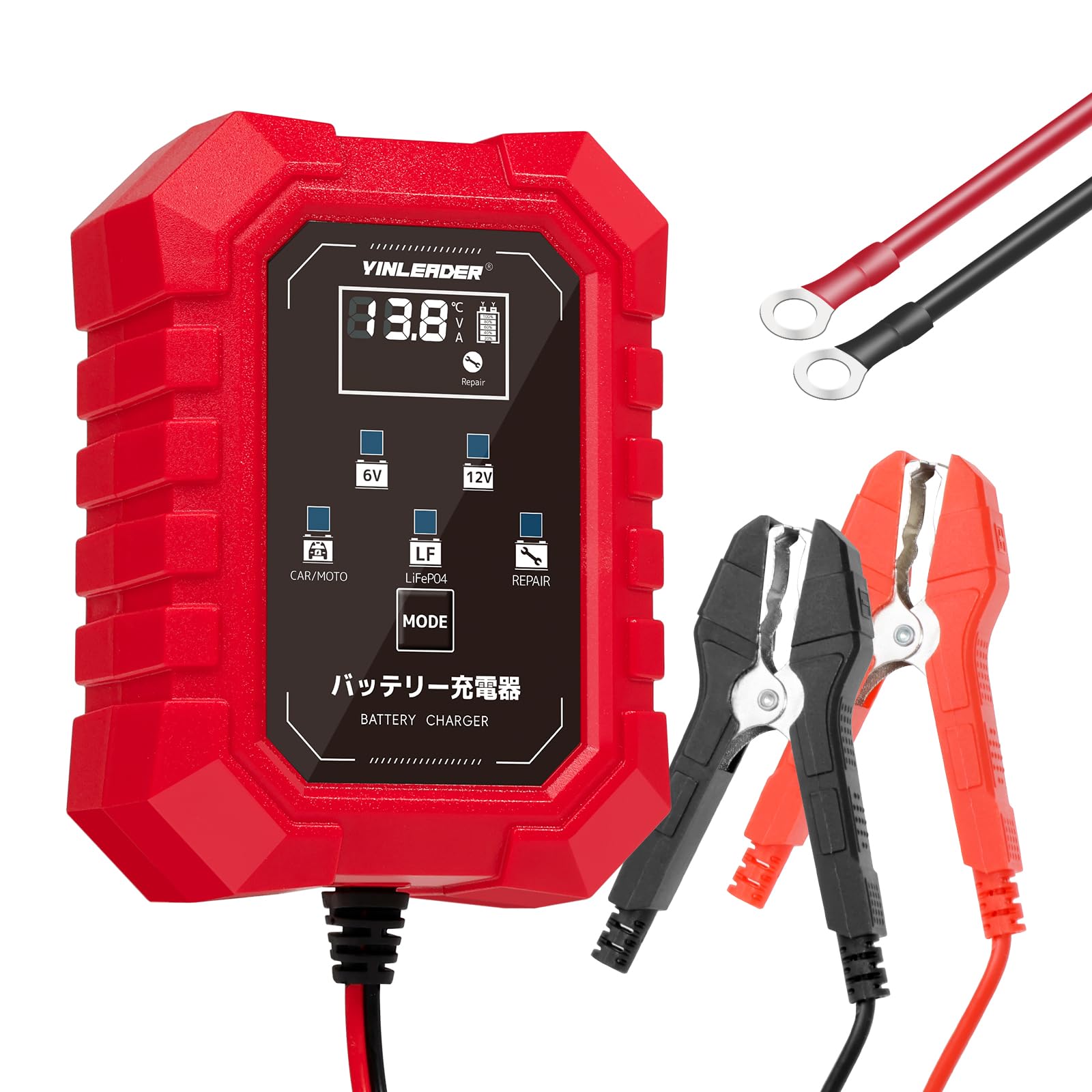 Amazon.co.jp: パルス充電器(正規品)Yinleader 自動バッテリー充電器