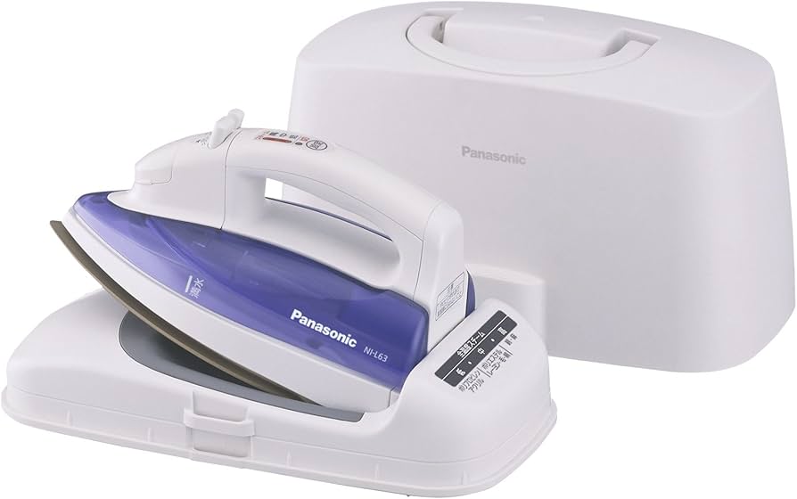 Amazon | パナソニック コードレススチームアイロン サファイアブルー