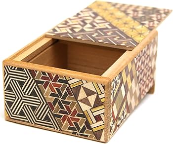 Amazon | 箱根寄木細工 秘密箱7回仕掛け Japanese puzzle box 7steps