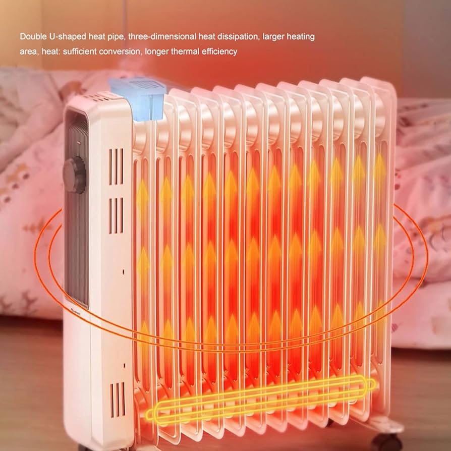 Amazon.co.jp : 2200W オイル充填ラジエーターヒーター、3 つの電力