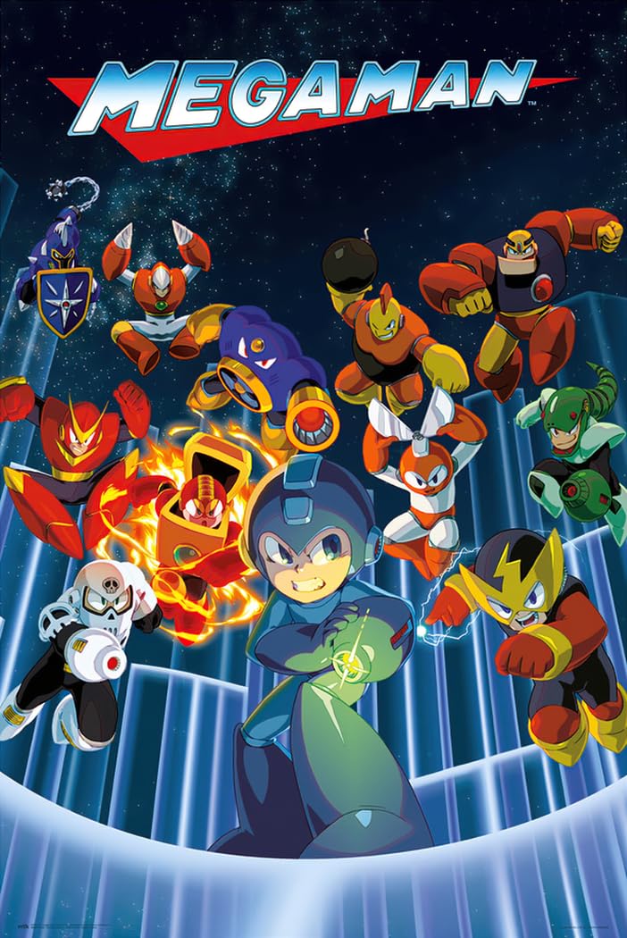 Amazon.co.jp: ロックマン - ゲームポスター(キャラクター)(サイズ:24