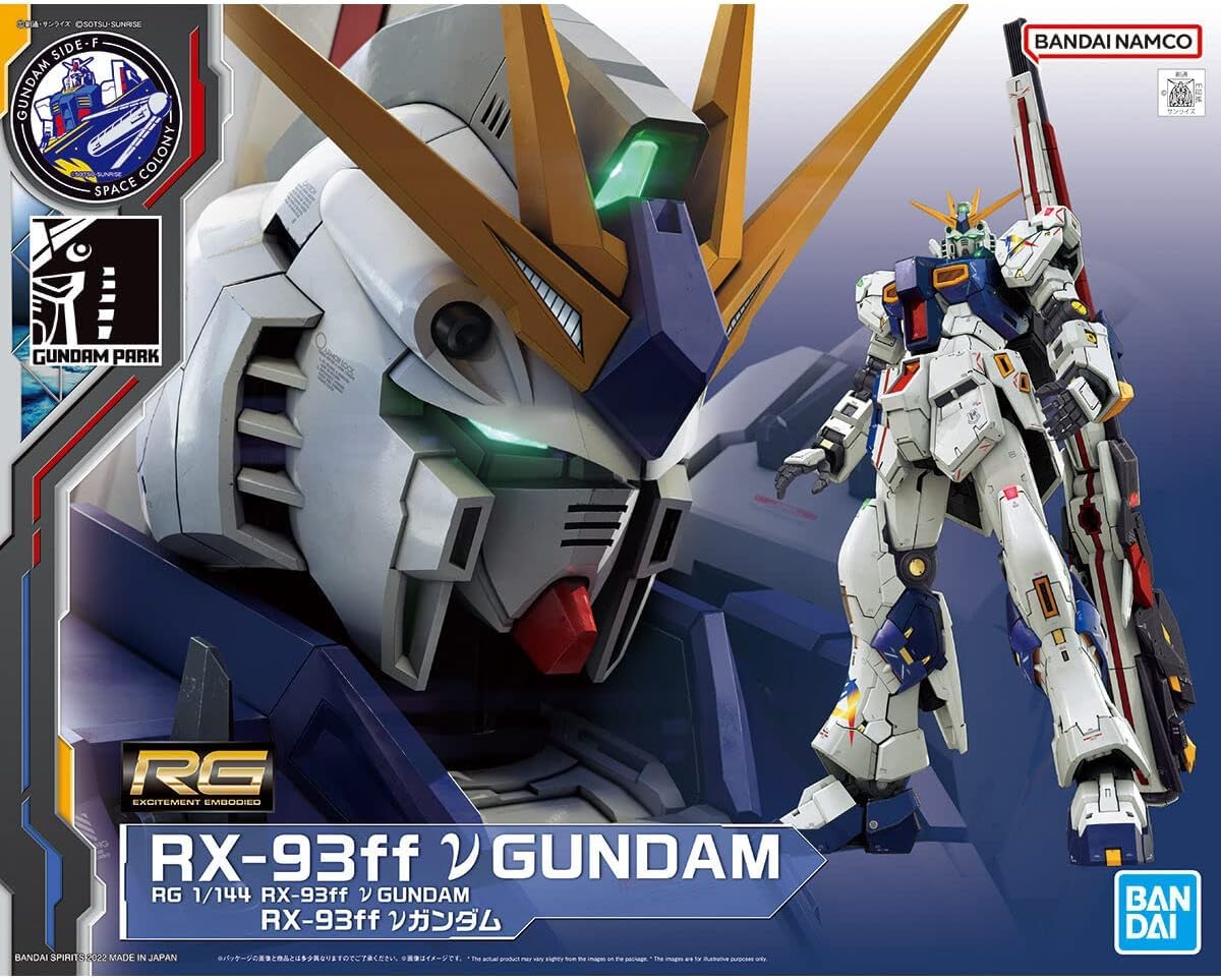 Amazon.com: Bandai RG 1/144 Gundam SIDE-F Limited RX-93ff V Gundam