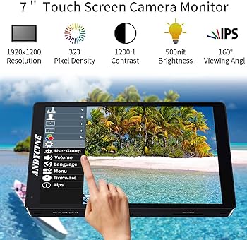 Amazon | ANDYCINE C7 Lite 7インチ タッチ式 フィールドモニター 『3