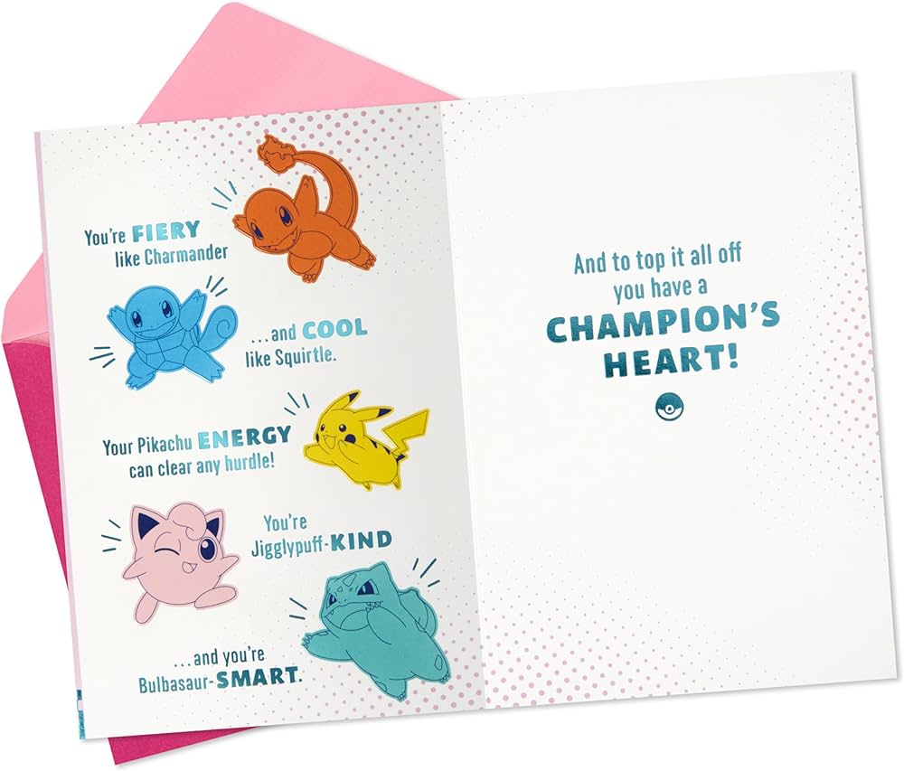 Amazon | Hallmark (ホールマーク) ポケモン バースデーカード 子供用