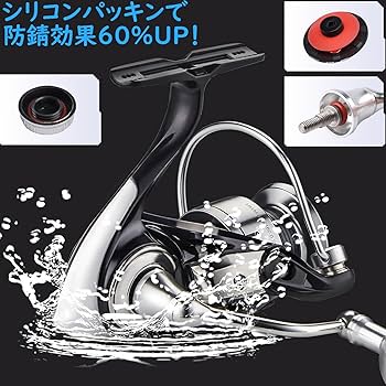 Amazon | スピニングリール 海釣り 淡水釣り 遠投・投げ釣り ドラグ力