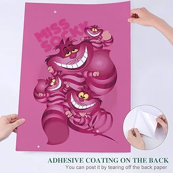 Amazon.co.jp: チェシャ猫 不思議の国のアリス ポスター 絵画