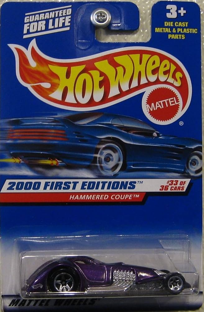 Amazon.com: Hot Wheels 2000 First Editions Hammered Coupe 1/64 33