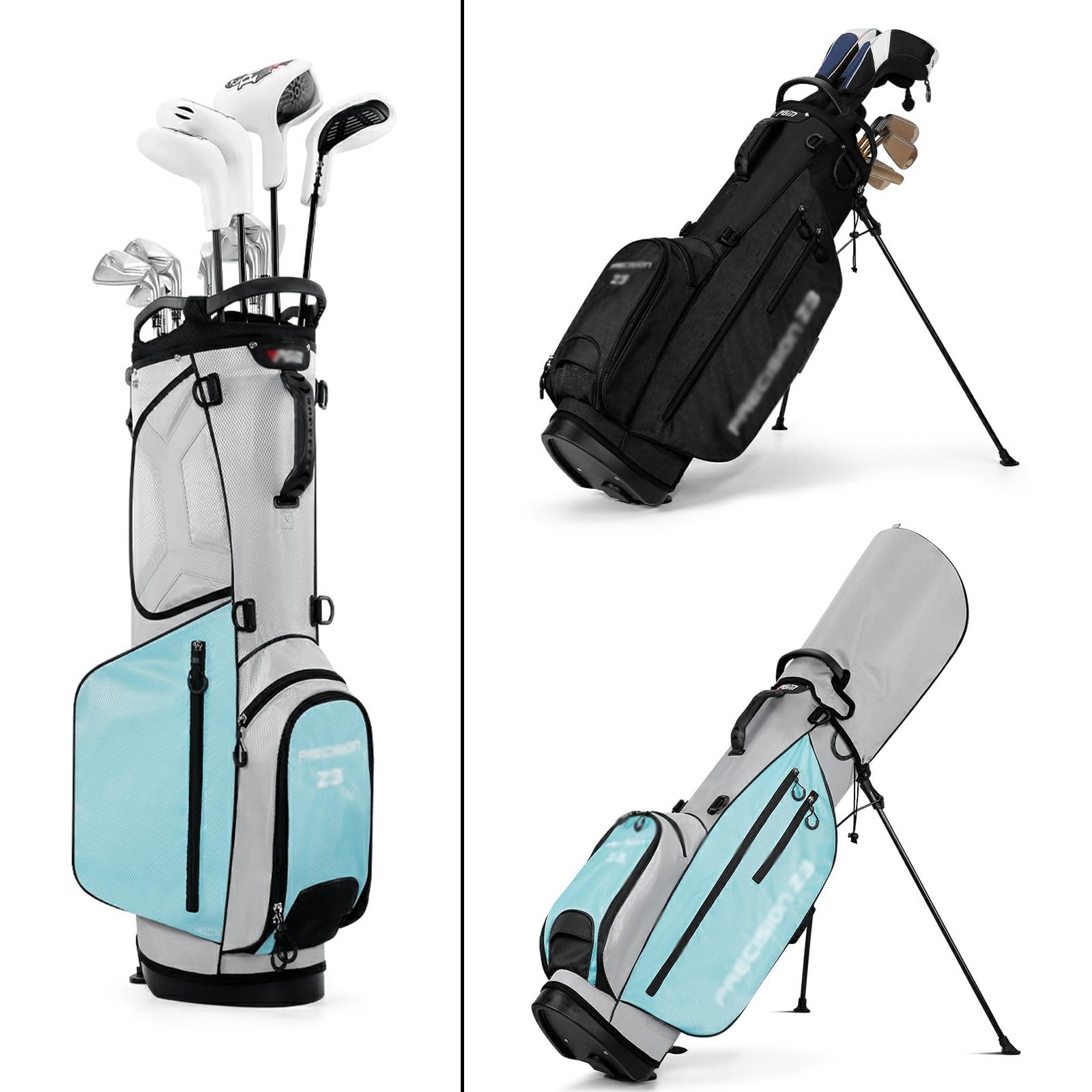 Amazon | キャディバッグ 軽量 ゴルフバッグ 9.0型 スタンドバッグ 47