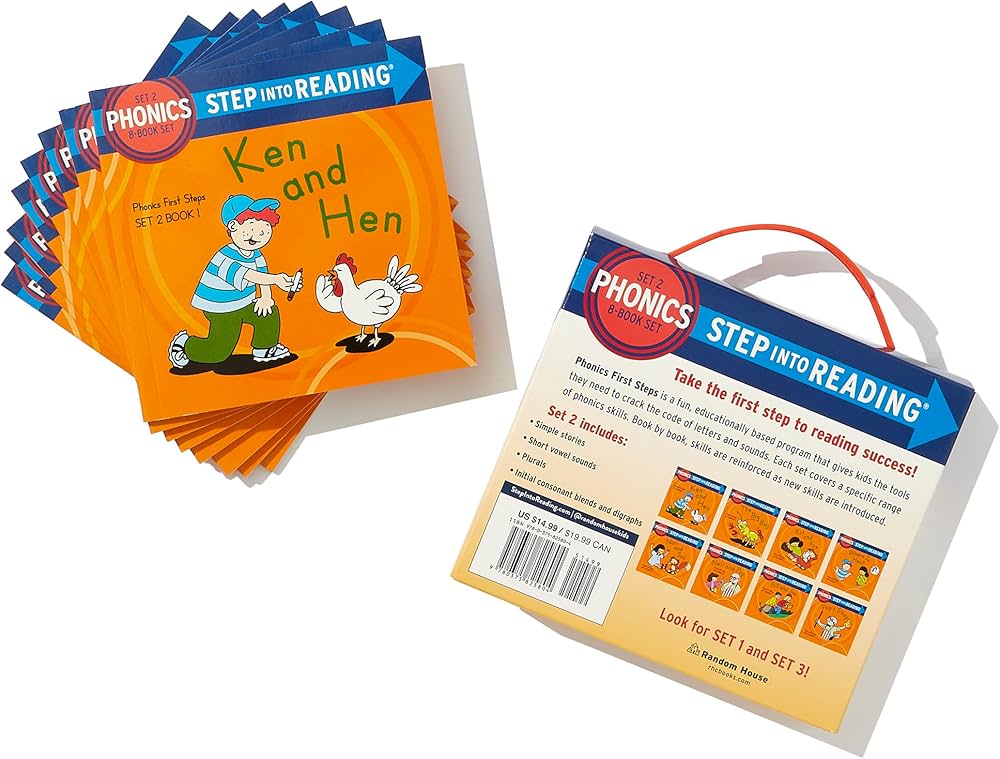 Amazon.com: Step into Reading Set 2 Phonics First Steps Box Set