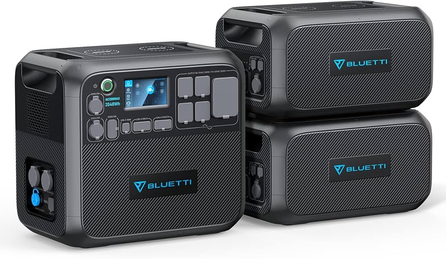 Amazon.co.jp: BLUETTI AC200MAX+2*B230セット 6144Wh ポータブル電源+