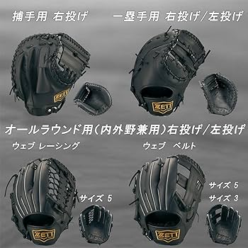 Amazon | ゼット(ZETT) 軟式野球 ソフトボール 兼用 グローブ オール