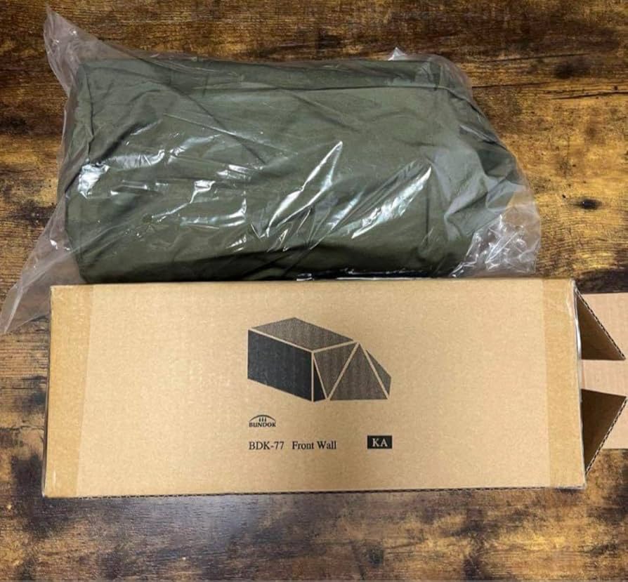 BUNDOK バンドック ソロベースex用フロントウォール 改良版カーキ前幕