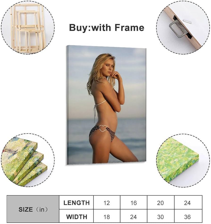 Amazon.co.jp: テニス選手マリア・シャラポワ ホーム装飾アートパネル