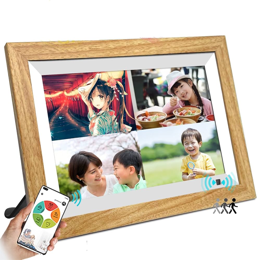 Amazon | moonka wifi デジタルフォトフレーム 画面10.1インチ 1280