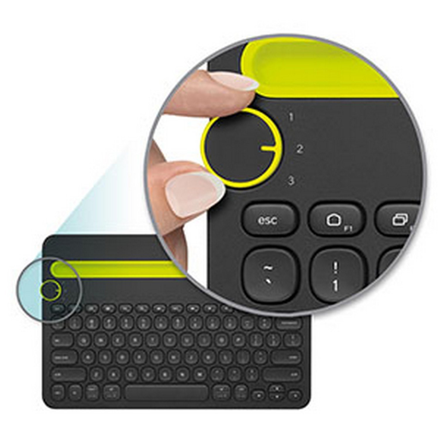 Amazon.com: Logitech K480 Wireless Multi-Device Keyboard for