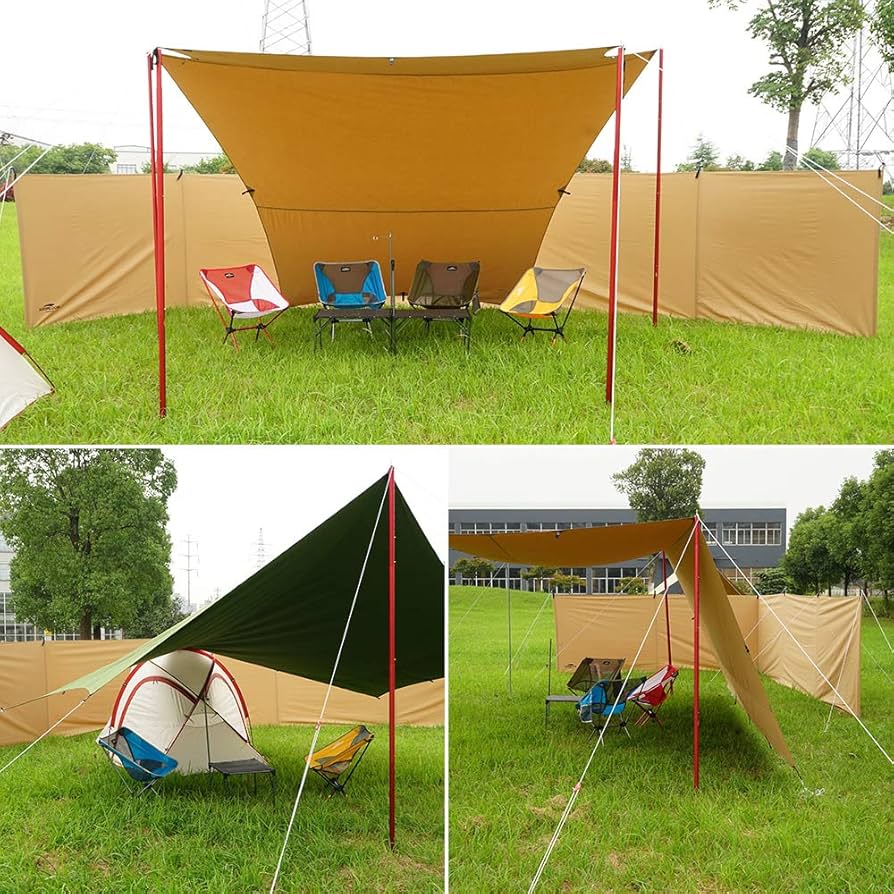 Amazon.co.jp: Soomloom陣幕Adranus8.55mX1.4m 間仕切り 横幕 焚き火