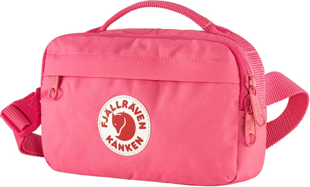 Amazon.com: Fjallraven F23796450 Kanken Hip Pack Flamingo Pink