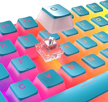 Amazon.co.jp: Blue Clix Cotton Candy 60%メカニカルキーボード