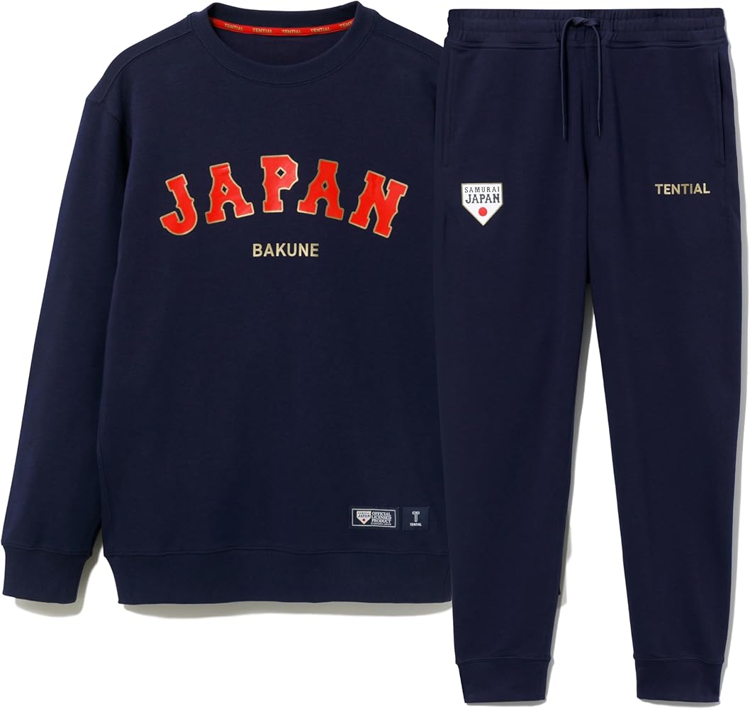 Amazon.co.jp: [TENTIAL] BAKUNE スウェット 上下セット 侍ジャパン