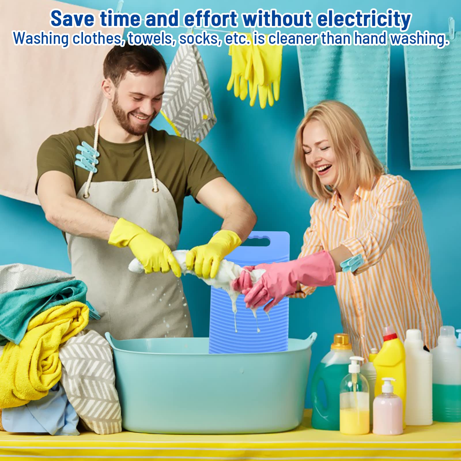 Amazon.com - MZD Plastic Rectangle Washboard Washing Clothes Board