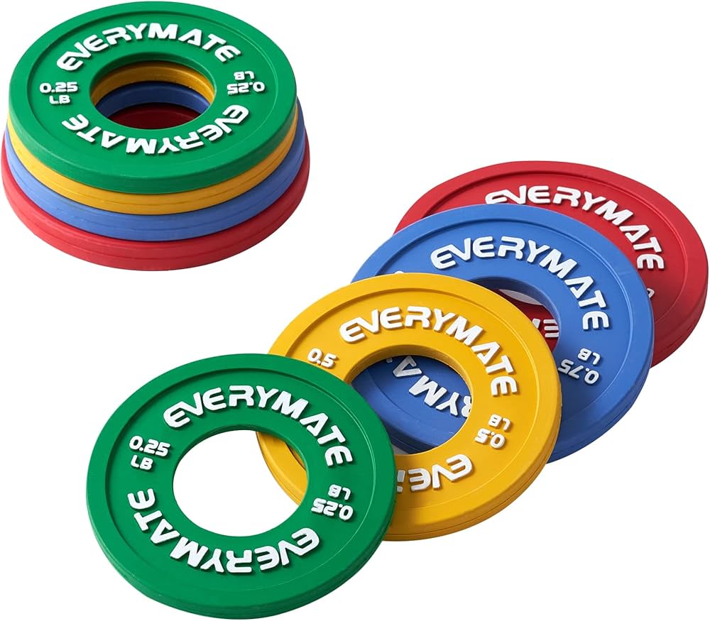Amazon.co.jp: EVERYMATE ゴム分数ウェイトプレートセット マイクロ