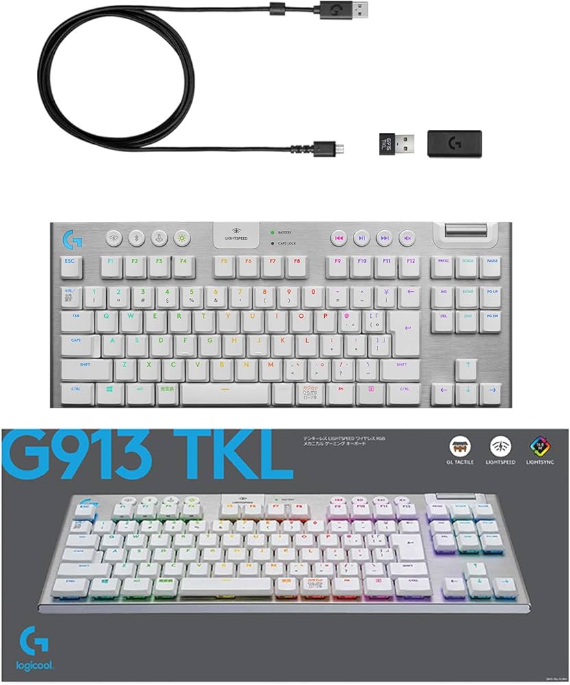 Amazon.co.jp: Logicool G PRO Gaming Keyboard G913-TKL-TCWH