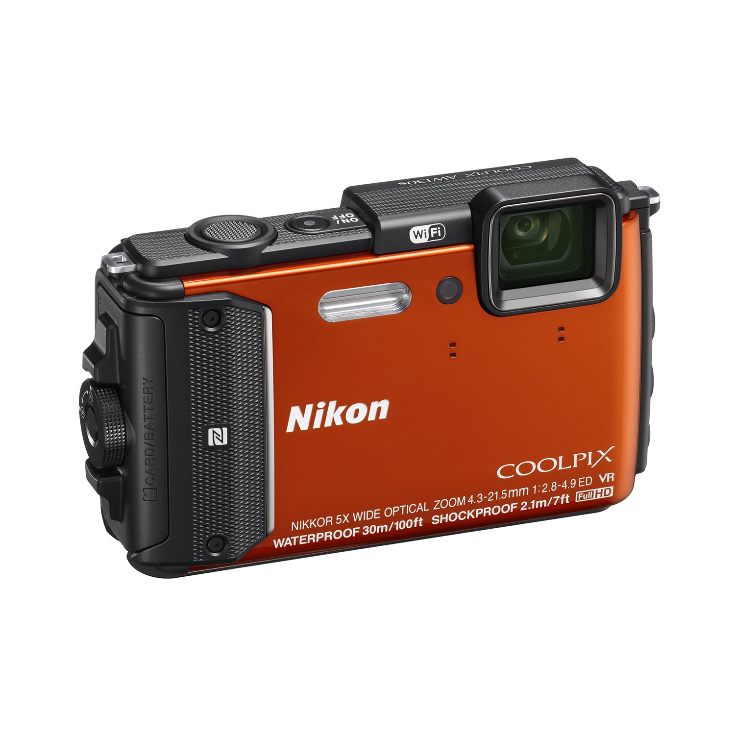 Amazon | Nikon - Coolpix AW130 16.0メガピクセル防水デジタルカメラ