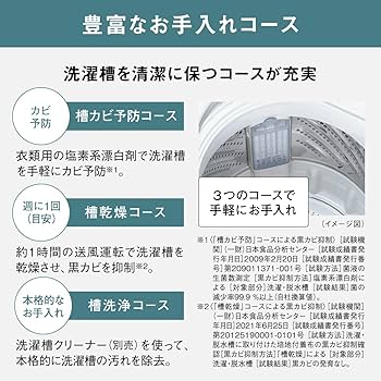 Amazon | パナソニック 全自動洗濯機 6kg NA-F6B2-C エクリュベージュ
