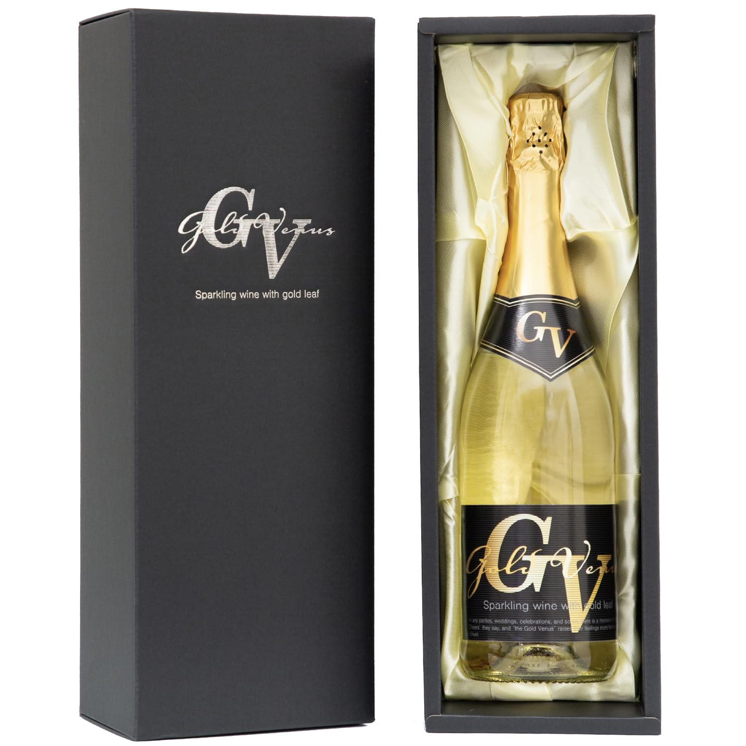 Amazon.co.jp: 【 金箔入り スパークリングワイン ギフトボックス入り