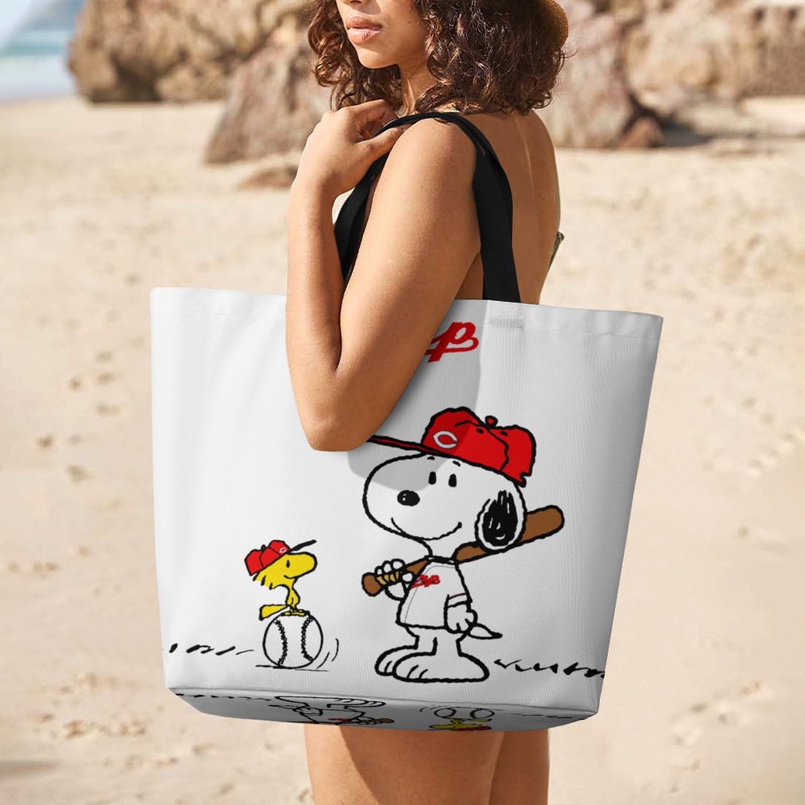 Amazon.co.jp: トートバッグ スヌーピー 広島 東洋カープ 買い物バッグ