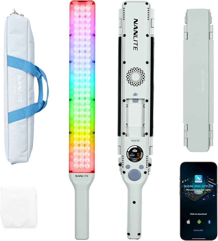 Amazon.com : NANLITE Wand RGBW LED Light Stick 2700–7500K Bi-Color