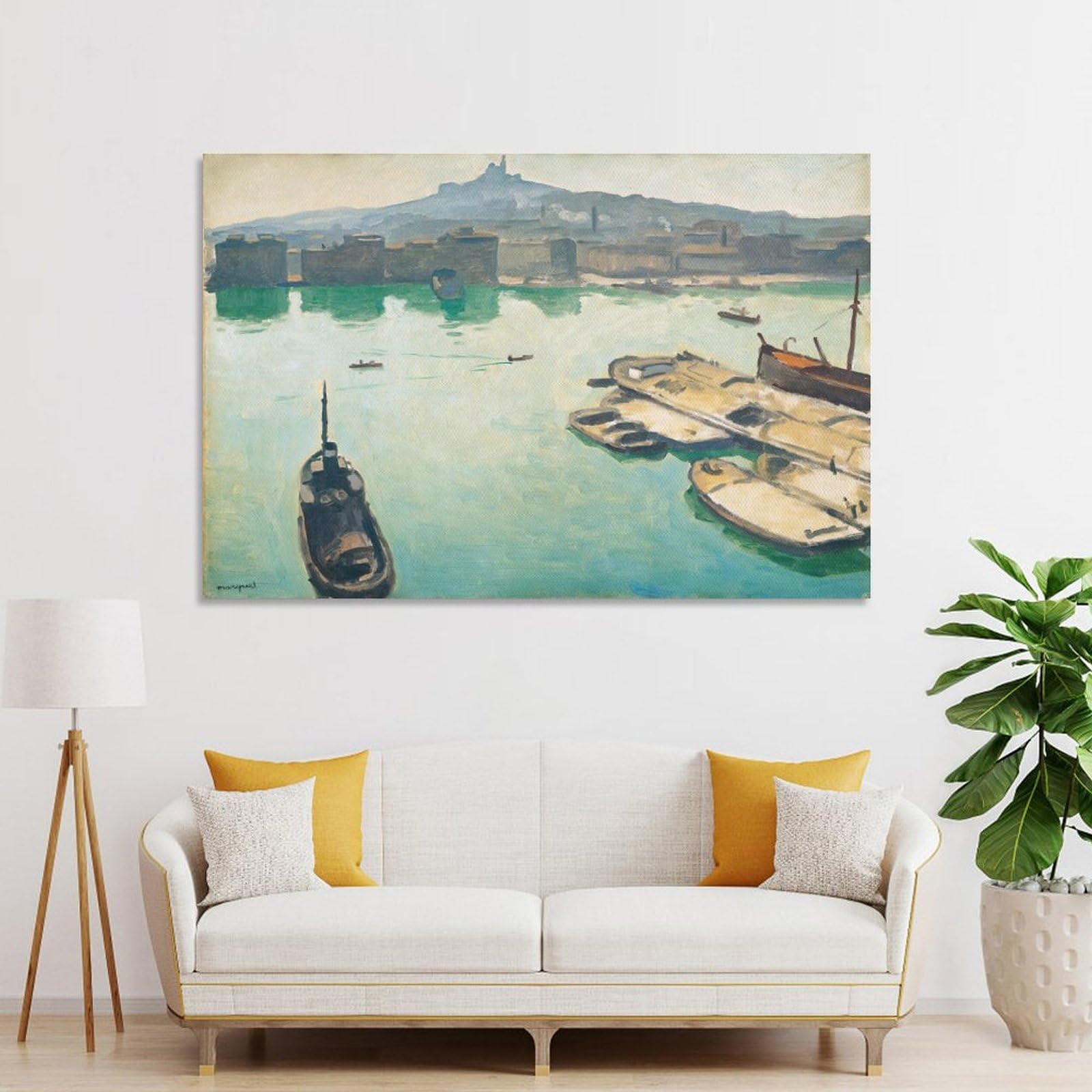 Amazon.co.jp: 画家 アルベール・マルケ 世界の名画1 マルセイユ港