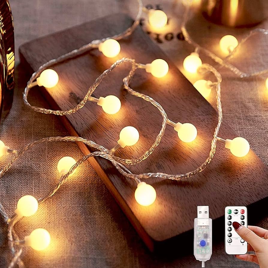 Amazon.co.jp: 小さなボールLEDライト 13m*100球 LEDイルミネーション