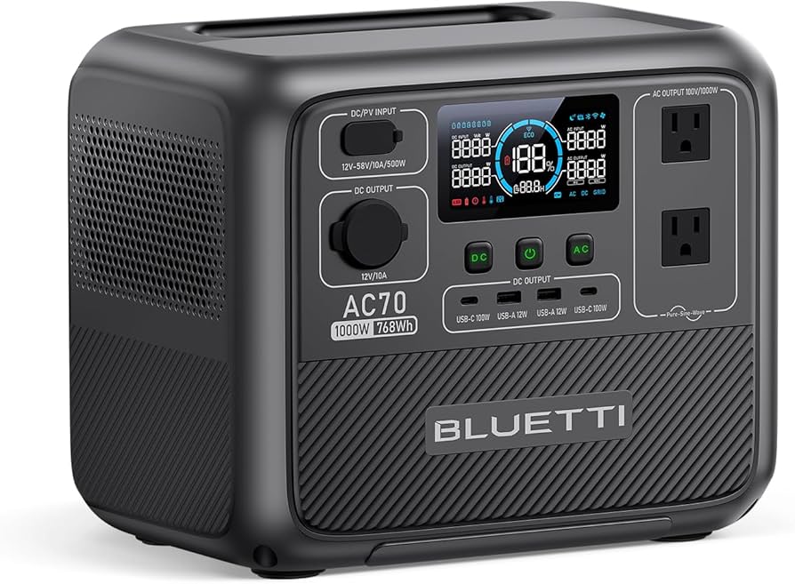 Amazon.co.jp: BLUETTI ポータブル電源 EB70S 大容量716Wh/218000mAh