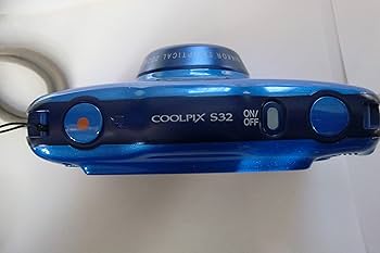 Amazon | Nikon デジタルカメラ S32 防水 1300万画素 ブルー S32BL