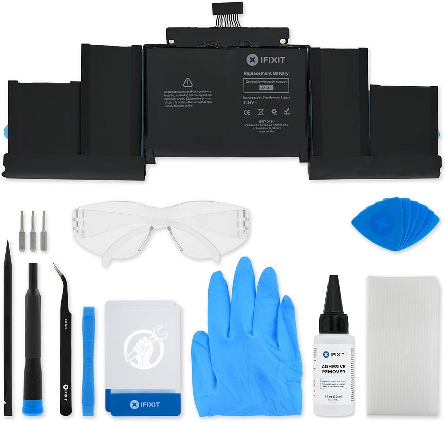 Amazon.com: iFixit A1398 A1618 Battery for MacBook Pro 15