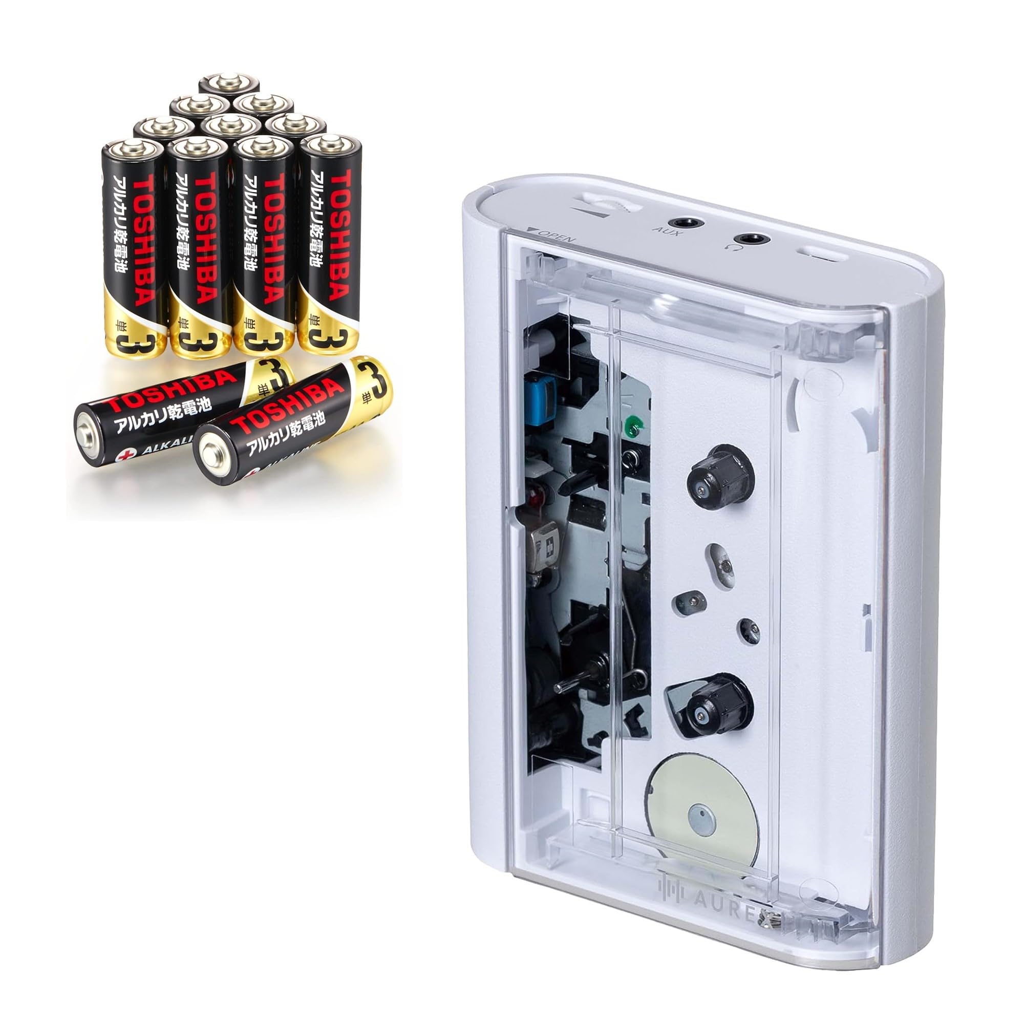 Amazon.co.jp: 【セット買い】AUREX ワイヤレス カセットプレイヤー AX