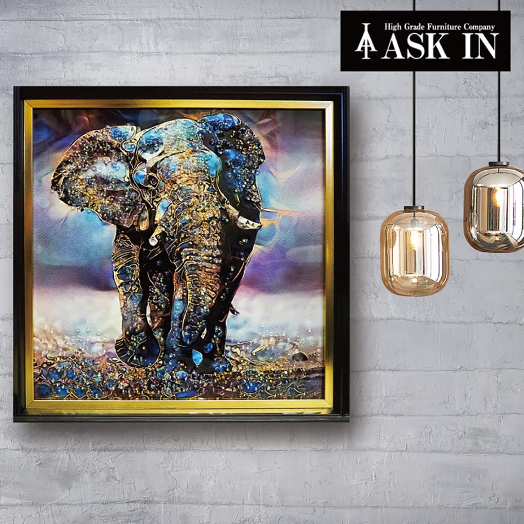 Amazon.co.jp: クリスタルアート エレファネット 41x41cm エレファント