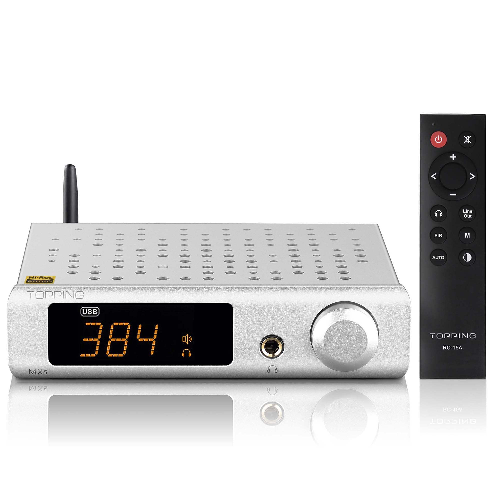 Amazon | TOPPING MX5 多機能パワーアンプ DAC AMP ES9018Q2C 384kHz